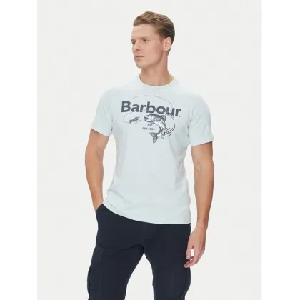 Zdjęcie Barbour T-Shirt Lydd MTS1396BU61 Błękitny Regular Fit