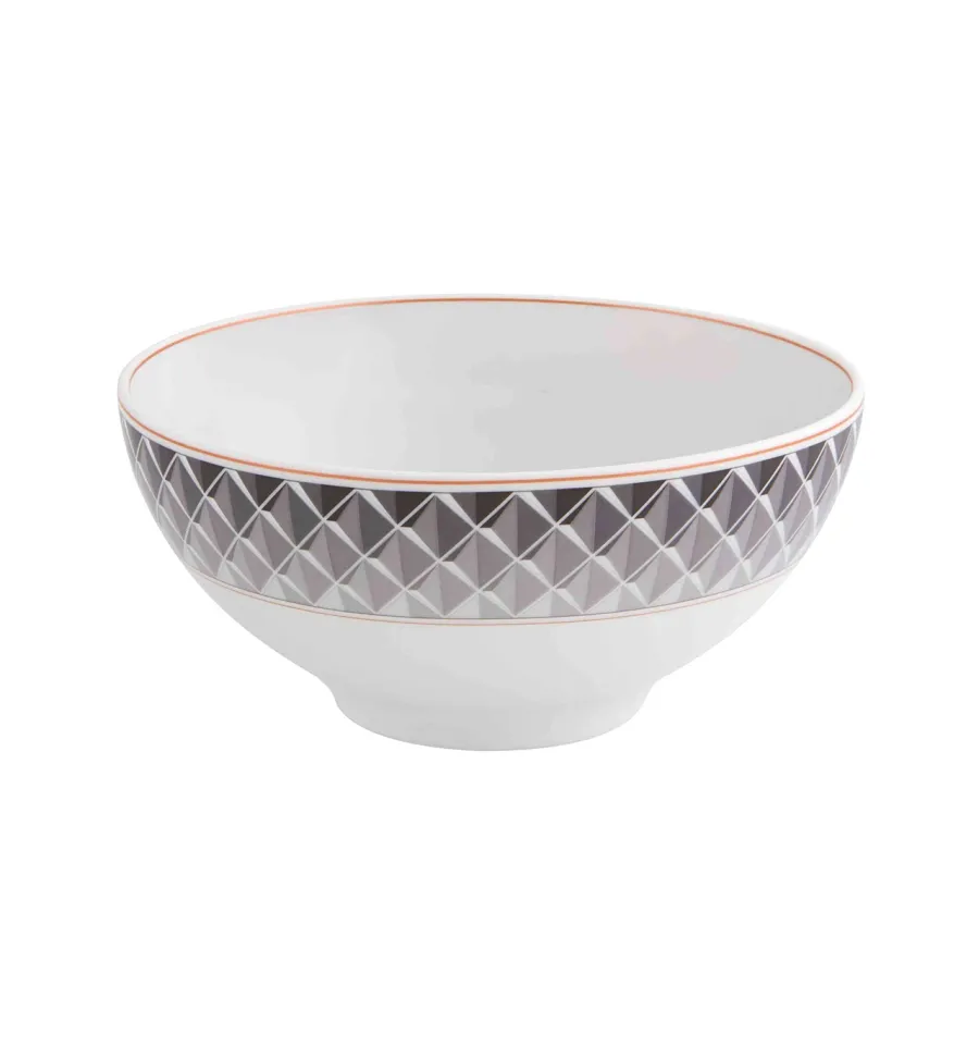 obrazek 1 Miska na płatki z porcelany Maya z unikatowym geometrycznym wzorem - Vista Alegre