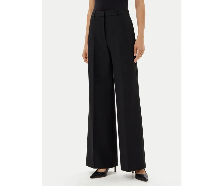 obrazek 1 HUGO Spodnie palazzo Hasmina 50542647 Czarny Wide Leg