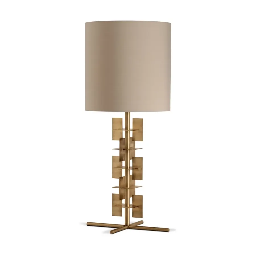 obrazek 2 Unikatowa mosiężna lampa na stolik STAGES