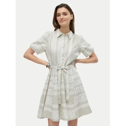 Zdjęcie Vero Moda Sukienka koszulowa Dicthe 10303728 Beżowy Regular Fit