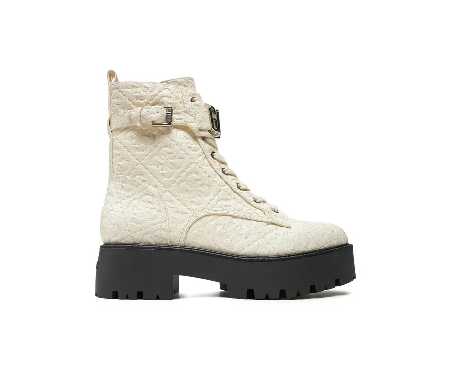 obrazek 1 Guess Botki Vaires FLTSOM FAL10 Biały