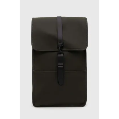 Zdjęcie Rains plecak 13000 Backpacks kolor zielony duży gładki