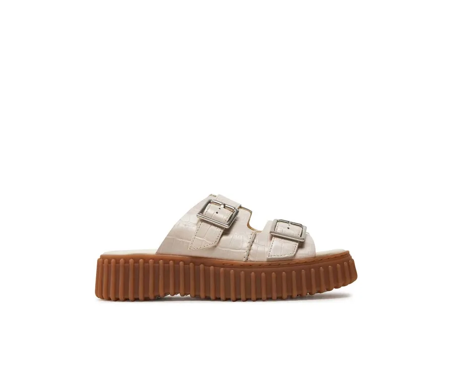 obrazek 1 Clarks Klapki Torhill Slide 26176430 Beżowy