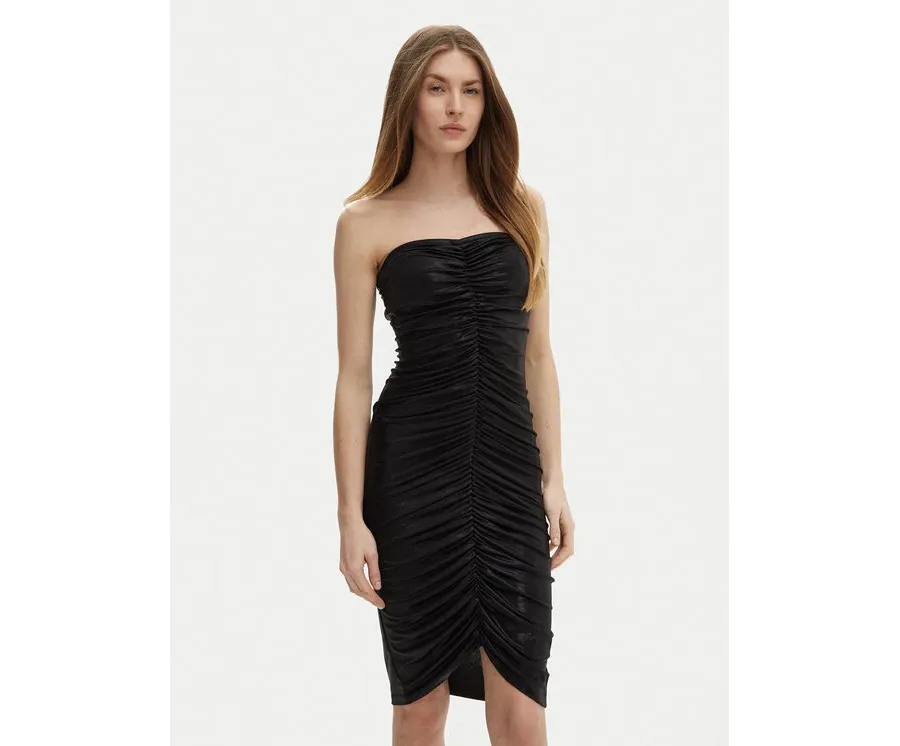 obrazek 1 NORMA KAMALI Sukienka koktajlowa ST3243LMD89001 Czarny Slim Fit