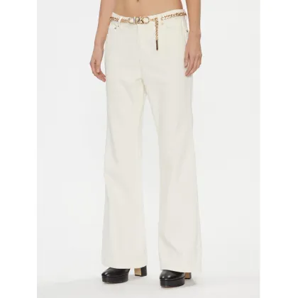 Zdjęcie MICHAEL Michael Kors Jeansy MF3904180V Écru Flared Fit