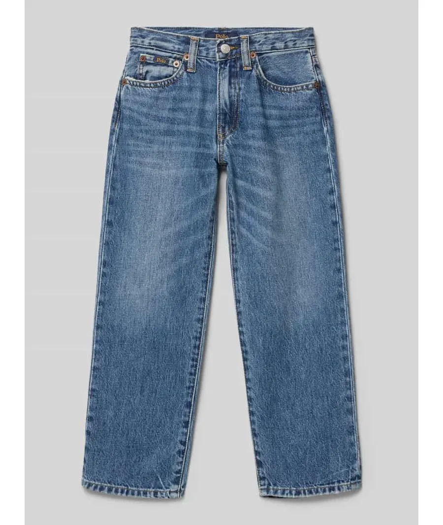 obrazek 1 Jeansy o kroju relaxed fit z czystej bawełny model ‘LYNWOOD’