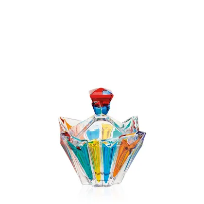 Zdjęcie Niezwykła bombonierka ze szkła malowanego ręcznie