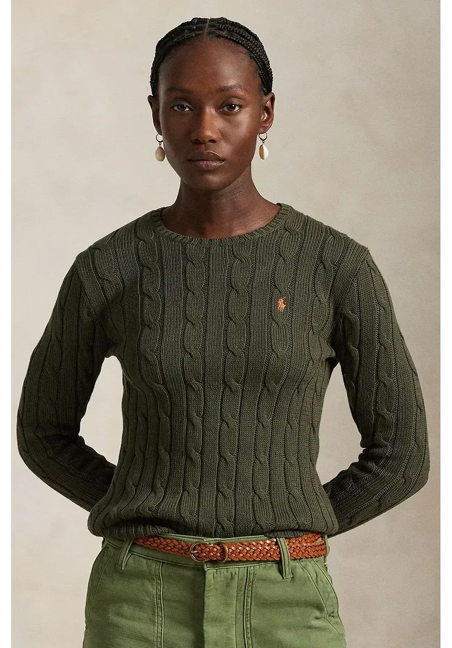 obrazek 1 Polo Ralph Lauren sweter bawełniany kolor zielony  211891640