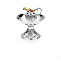 Zdjęcie Srebrny zestaw do ablucji Mayim Achronim Signature - Zaramella Argenti