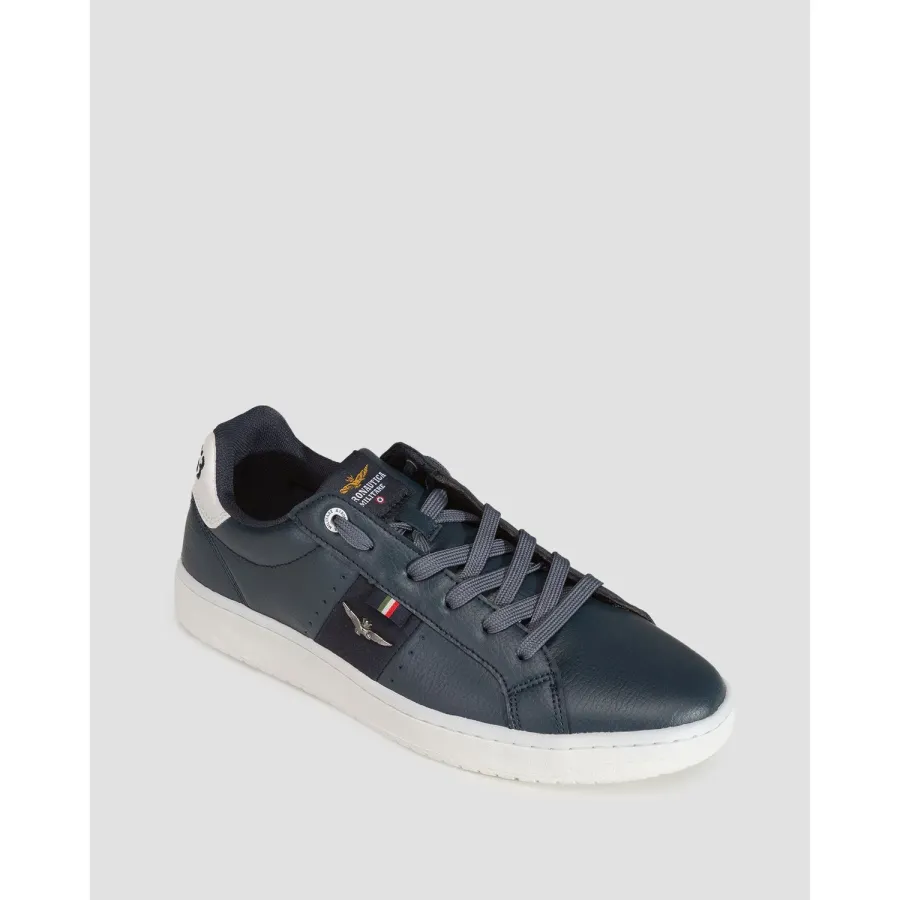 obrazek 1 Granatowe Buty Męskie Aeronautica Militare