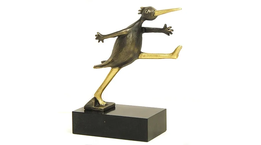 obrazek 1 Gustowna statuetka ptaszka