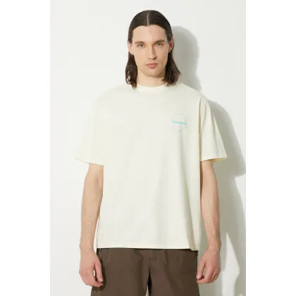 Zdjęcie thisisneverthat t-shirt bawełniany C-Logo Tee męski kolor beżowy z nadrukiem TN241TTSST29