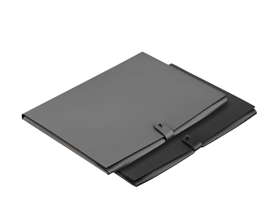 obrazek 3 Czarna skórzana teczka na dokumenty A4 23х31 cm