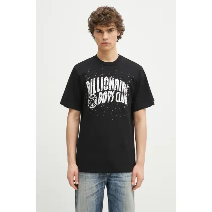 Zdjęcie Billionaire Boys Club t-shirt bawełniany Embellished Arch Logo T-Shirt męski kolor czarny z nadrukiem B25155