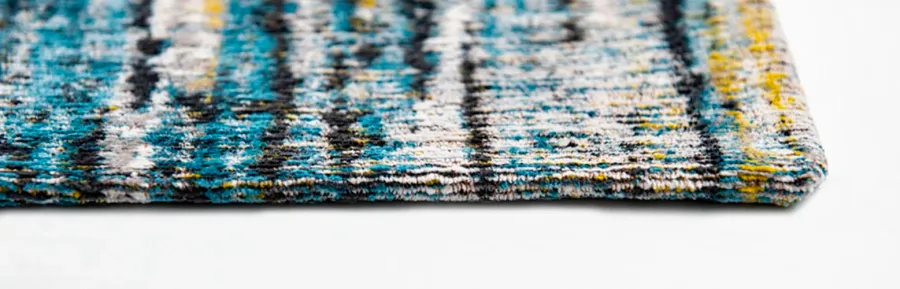 picture 5 Luxurious yellow-blue striped rug - BLUE YELLOW MIX 8873