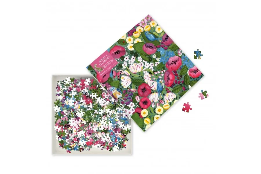 obrazek 2 Puzzle dla dorosłych Bex Parkin: ptaki i kwiaty - Flame Tree Publishing