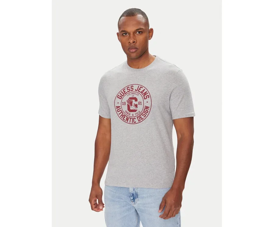 obrazek 1 Guess Jeans T-Shirt M5YI29 K8HM0 Szary Slim Fit