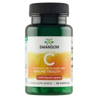 Zdjęcie Swanson Witamina C 1000 mg + Dzika Róża Kapsułki