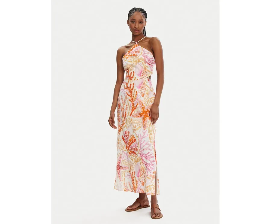 obrazek 1 Seafolly Sukienka letnia La Mer 55423-DR Kolorowy Regular Fit