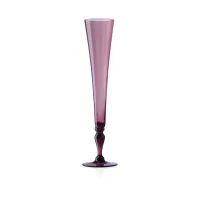 Picture Purple champagne glass, Murano glass