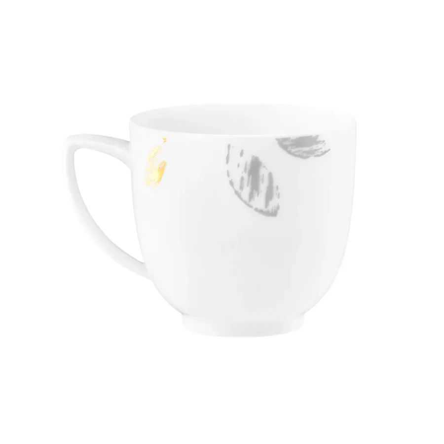obrazek 2 Prestiżowa porcelanowa filiżanka do kawy o szaro złotym zdobieniu – Tettau