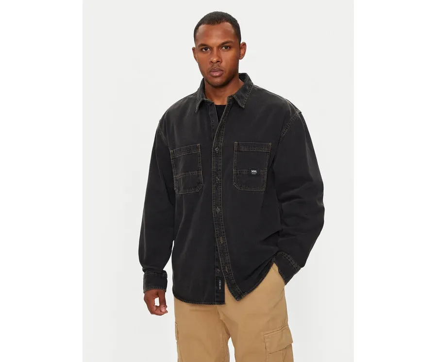 obrazek 1 Vans Koszula jeansowa Stevens VN000HNT Czarny Loose Fit