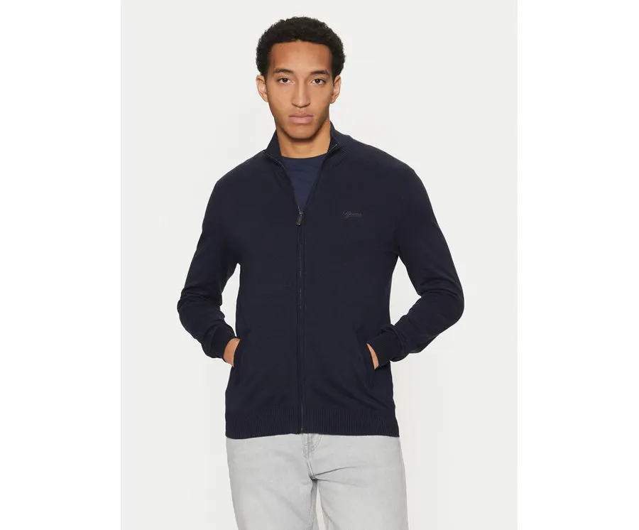 obrazek 1 Guess Kardigan M5RR04 Z3KI1 Granatowy Regular Fit