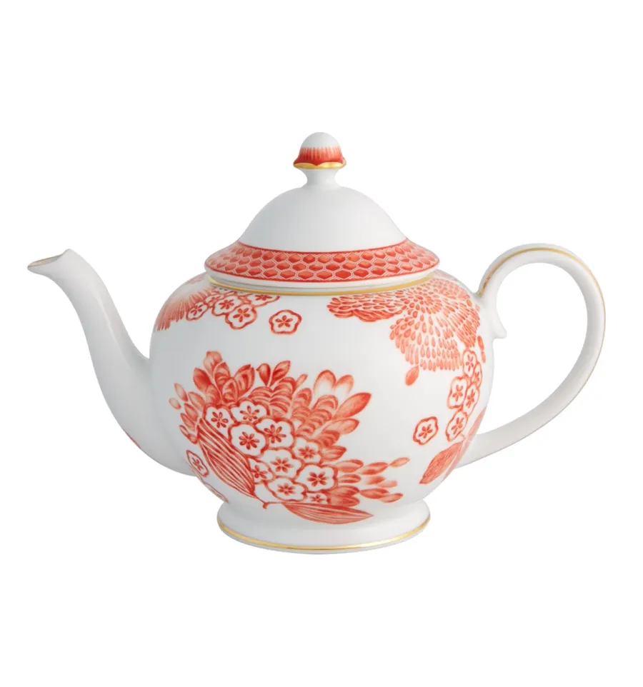 obrazek 1 Porcelanowy dzbanek do herbaty Coralina z wyjątkowym motywem kwiatowym - Vista Alegre