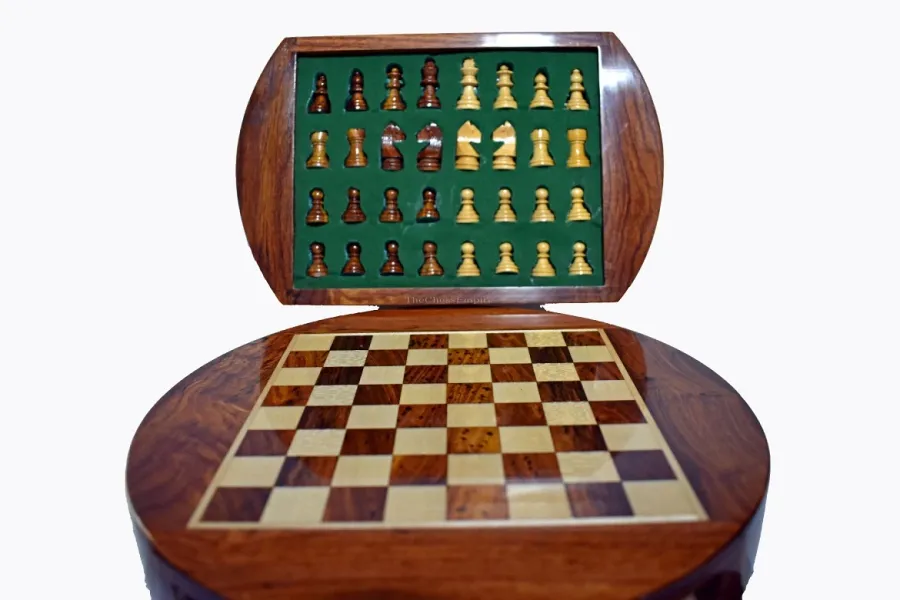 obrazek 5 Ręcznie zdobione figury magnetyczne z planszą do gry królewskiej - The Chess Empire