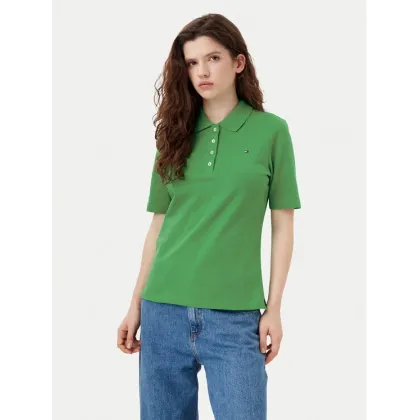 Zdjęcie Tommy Hilfiger Polo 1985 WW0WW43224 Zielony Regular Fit