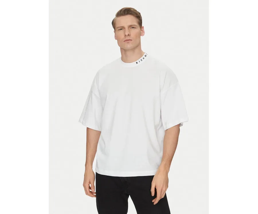 obrazek 1 Richmond X T-Shirt Bani UMA24058TS Biały Regular Fit