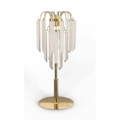 Zdjęcie Charakterystyczna lampa stołowa Lotus