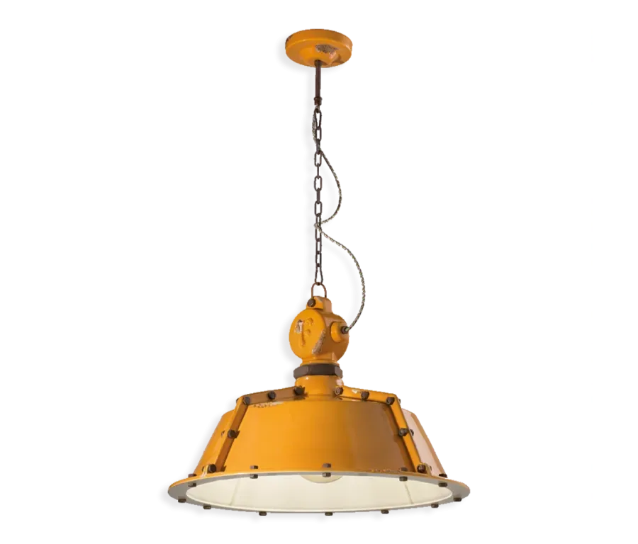 obrazek 1 Oryginalna włoska duża lampa wisząca Industrial