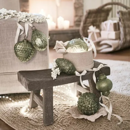 Zdjęcie Świąteczne zawieszki, zestaw 6 szt. Tani