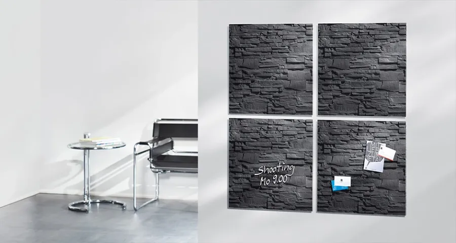 picture 1 Magnetic Glass Board artverum 48x48 cm