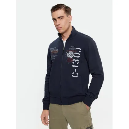 Zdjęcie Aeronautica Militare Bluza 232FE1819F511 Granatowy Regular Fit
