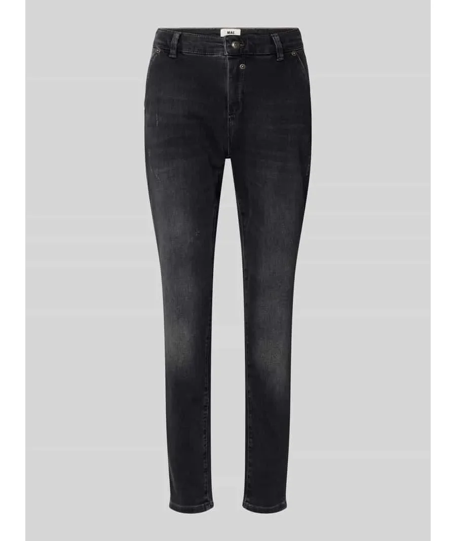 obrazek 1 Jeansy o kroju slim fit zapinane na guzik i zamek błyskawiczny model ‘Montana’
