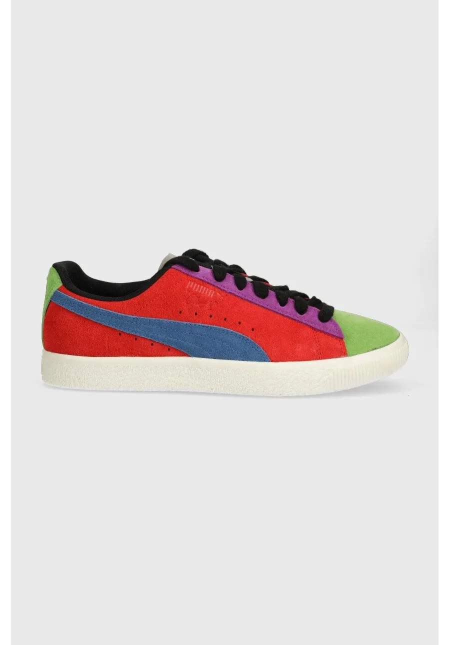 obrazek 1 Puma sneakersy zamszowe Clyde Culture kolor biały