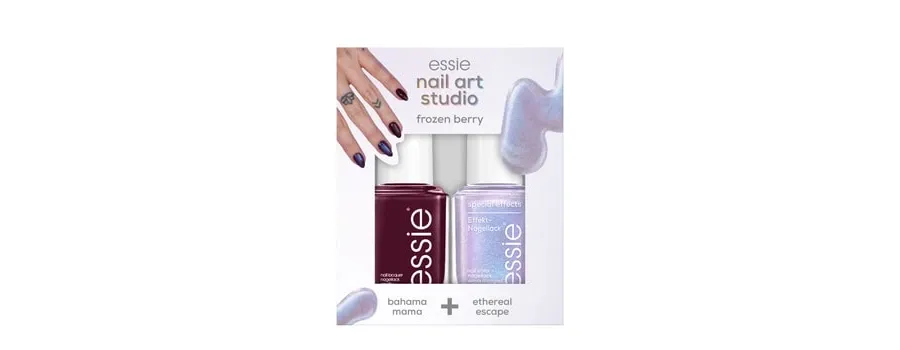 obrazek 1 essie Nail Art Studio Set frozen berry Zestaw lakierów do paznokci 1 szt. Nr. 44, 30 - Bbahama Mama, Ethereal Escape