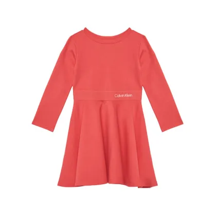 Zdjęcie Calvin Klein Jeans Sukienka codzienna Logo Tape IG0IG02666 M Różowy Regular Fit