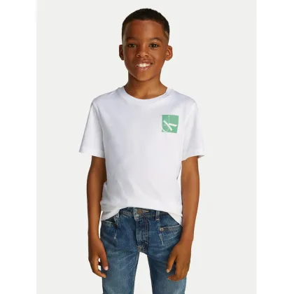 Zdjęcie Calvin Klein Jeans T-Shirt Shifted IB0IB02351 Biały Regular Fit