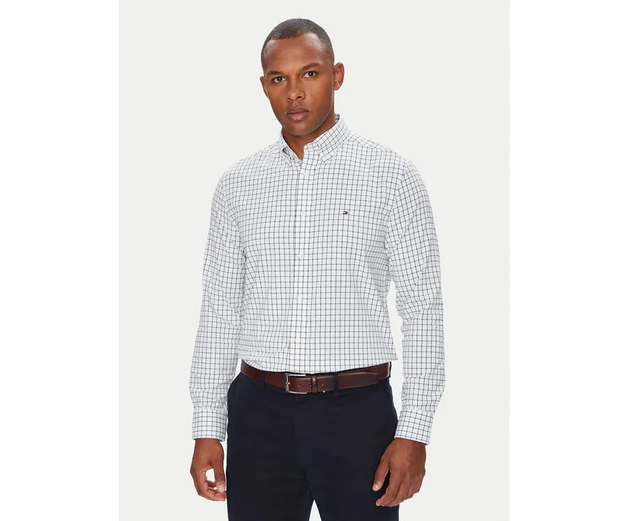 obrazek 1 Tommy Hilfiger Koszula Performance MW0MW39680 Biały Regular Fit