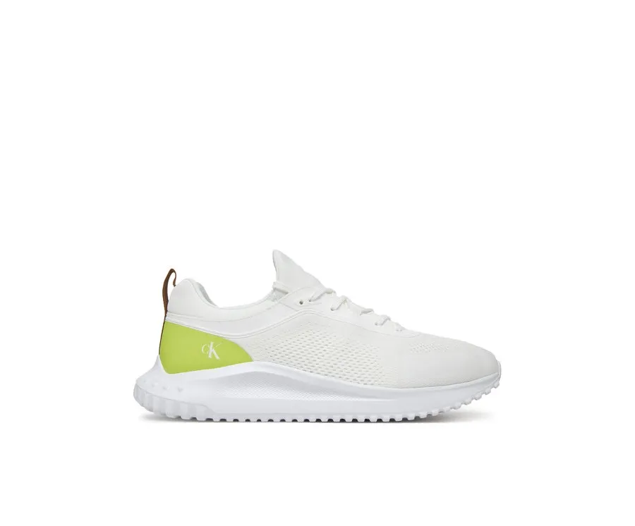 obrazek 1 Calvin Klein Jeans Sneakersy Eva Runner Tech Knit YM0YM01293 Biały