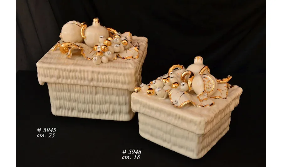 obrazek 1 Pudełka ceramiczne na biżuterię i bibeloty
