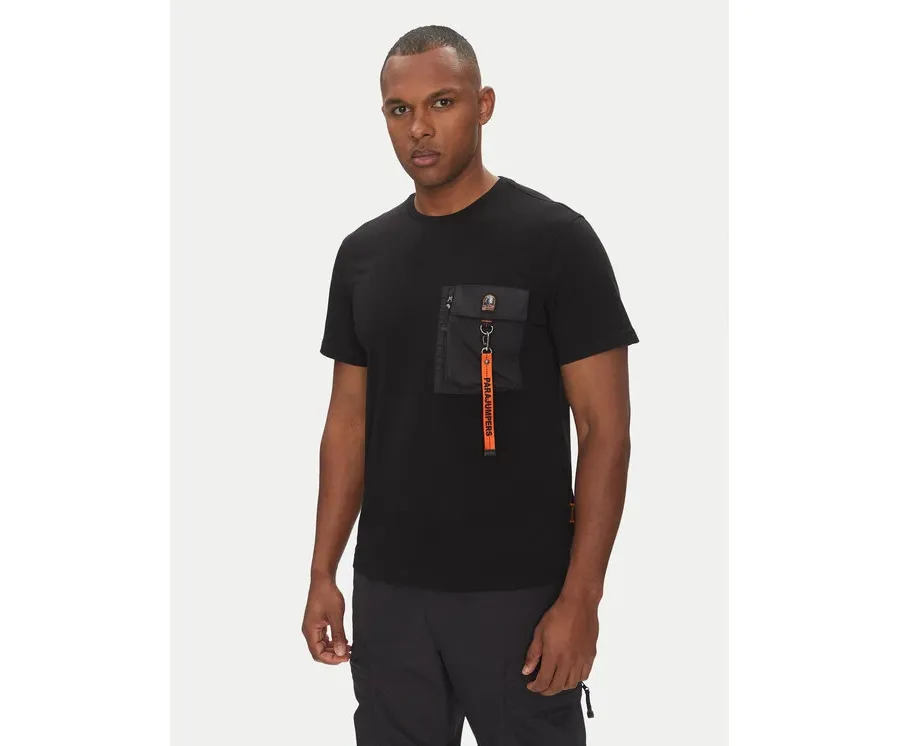 obrazek 1 Parajumpers T-Shirt Mojave 25SMPMTSRE07 Czarny Regular Fit