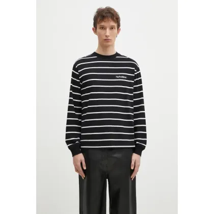 Zdjęcie No Problemo longsleeve bawełniany Mini Problemo kolor czarny wzorzysty NP60030.02