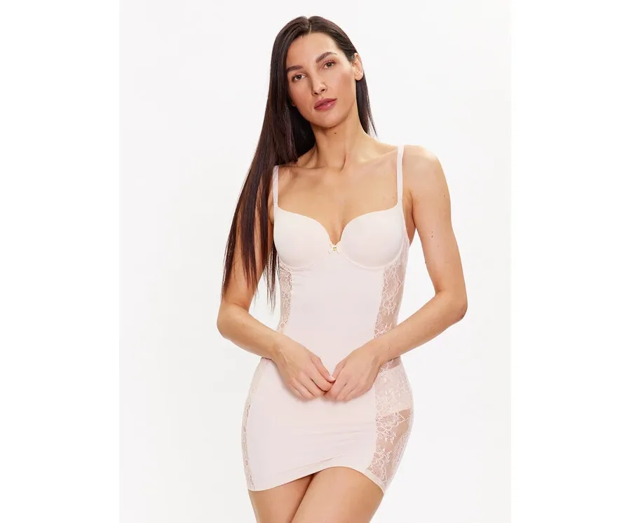 obrazek 1 Selmark Koszula nocna Penelope 31095C Różowy Slim Fit