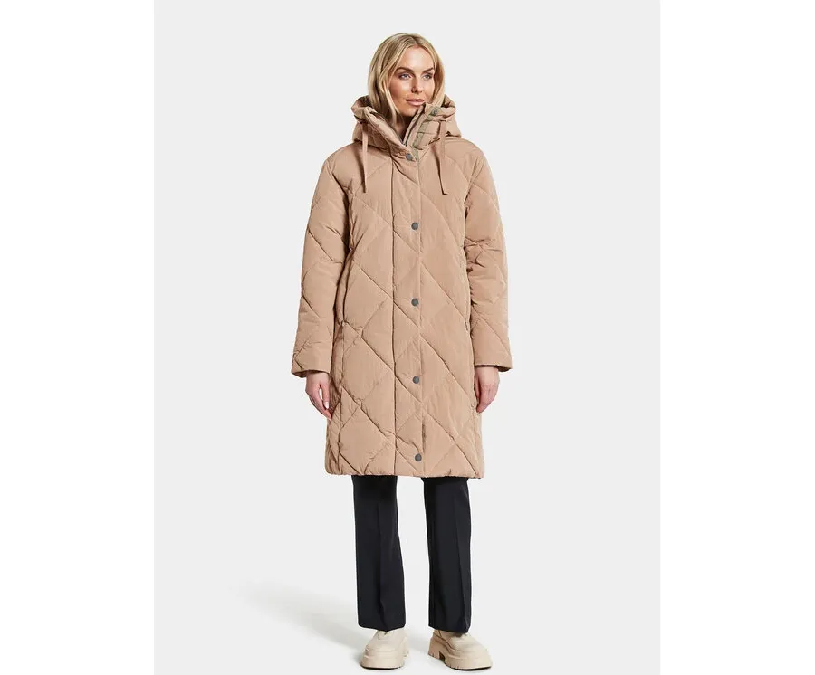 obrazek 1 Didriksons Kurtka zimowa Torun 504377 Beżowy Relaxed Fit