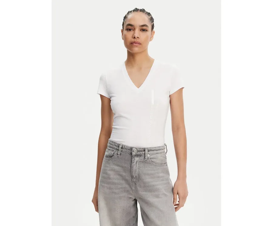 obrazek 1 Armani Exchange T-Shirt XW000529 AF10356 U0002 Biały Slim Fit